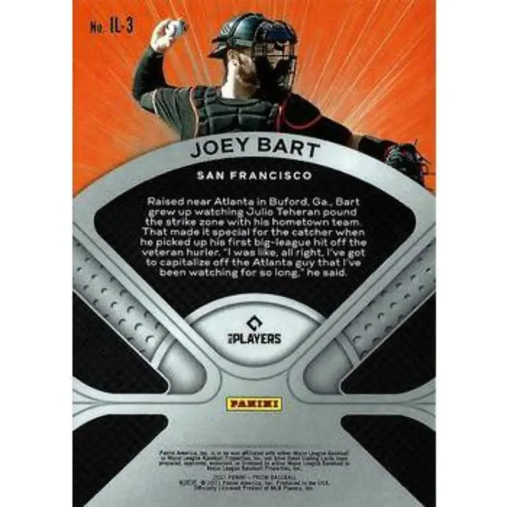 2021 Panini Prizm Joey Bart Illumination #3 San Francisco Giants